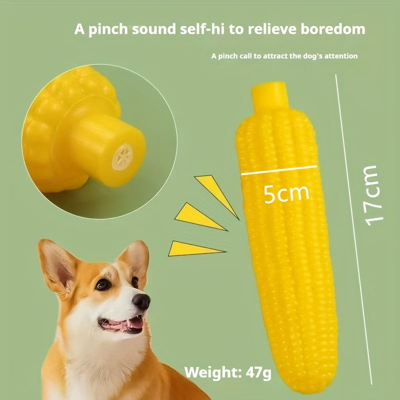 [Durable Plush] Durable Plush Squeaky Dog Toy | For All Dog Breeds | Plush | Squeaky, Chew Resistant, Interactive | Pet Toy | Without Battery