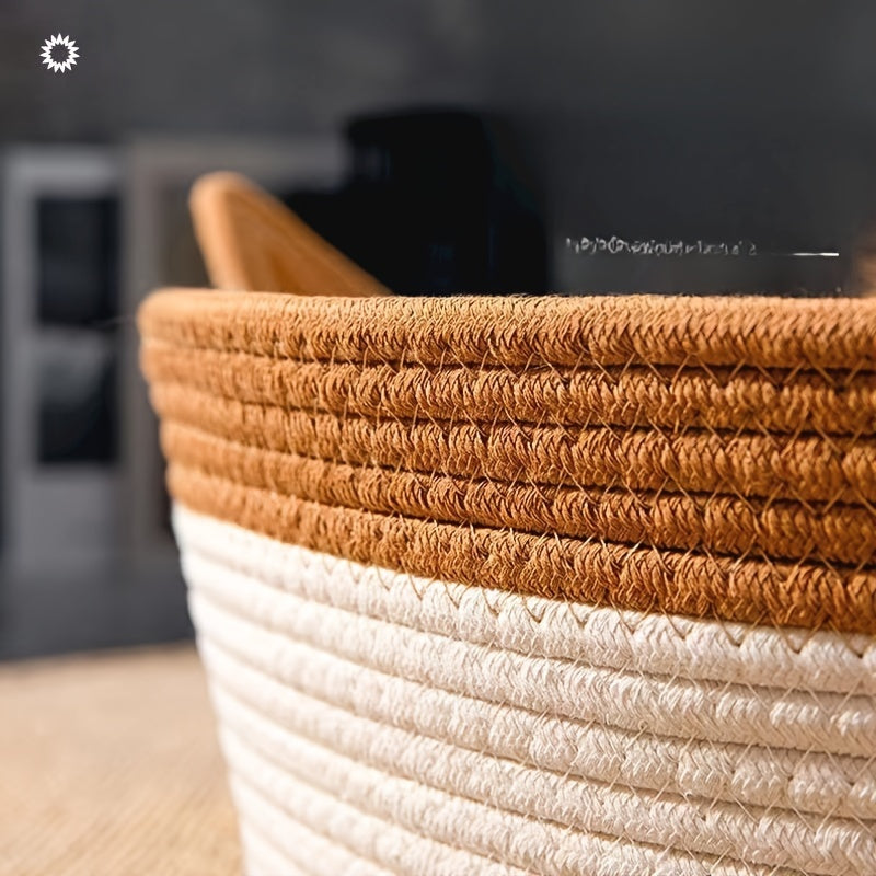 Handwoven Nylon Cat Bed with Cozy Warm Mat, Scratch-Resistant Elevated Basket for Cats, Universal All-Season Pet Furniture