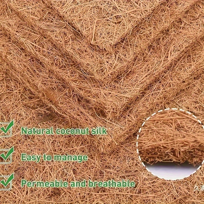 [7pcs]7pcs Of Reusable Coconut Palm Mats, Chicken Coop Nesting Mats, Moisture-proof And Heat-insulating, Perfect For Birds And Reptiles To Lay Eggs, Easy To Care For