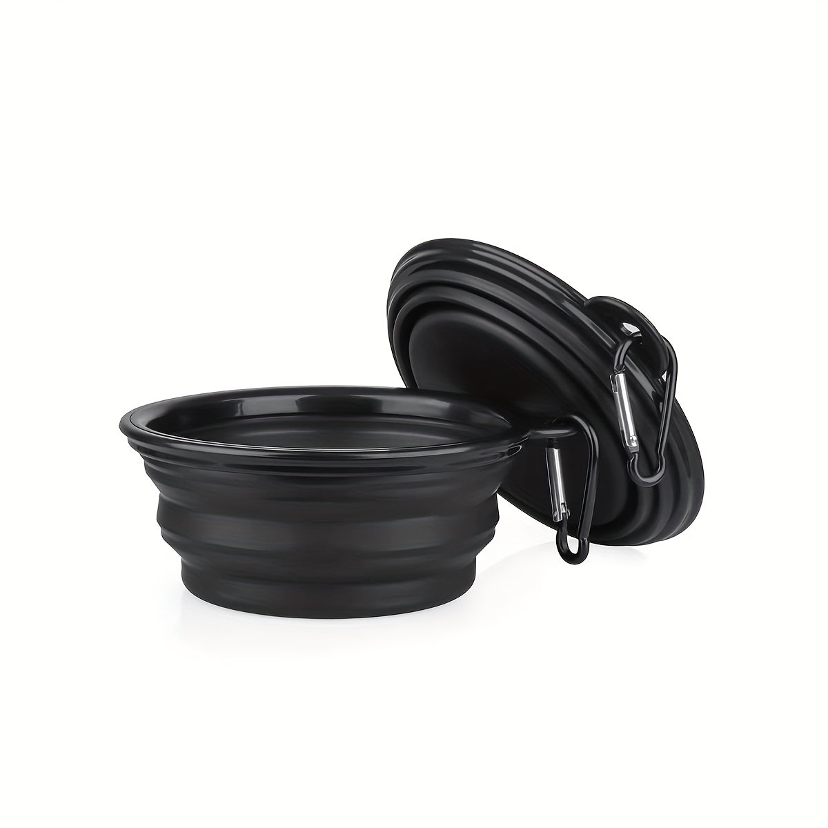 [5ft Leash Dog Harness] 5ft Leash, No Pull Dog Harness Set, Pet Harness | Foldable Dog Water Bowl, Dog Poop Bags And Holder | for Outdoor Camping, Walking, Running, Black, S, M, L, XL