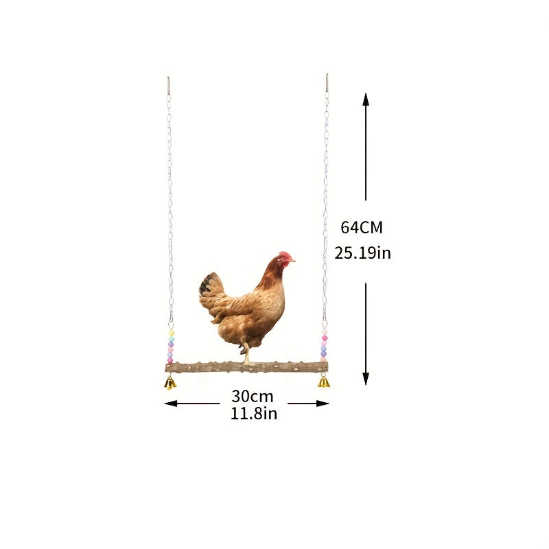 5pcs Chicken Toys for Coop Accessories | Chicken Xylophone | Chicken Swing Perch | Chicken Flexible Ladder | Chicken Vegetable Fruit Hanging Feeders Chicken Enrichment for hens in Coop Bird Parrot