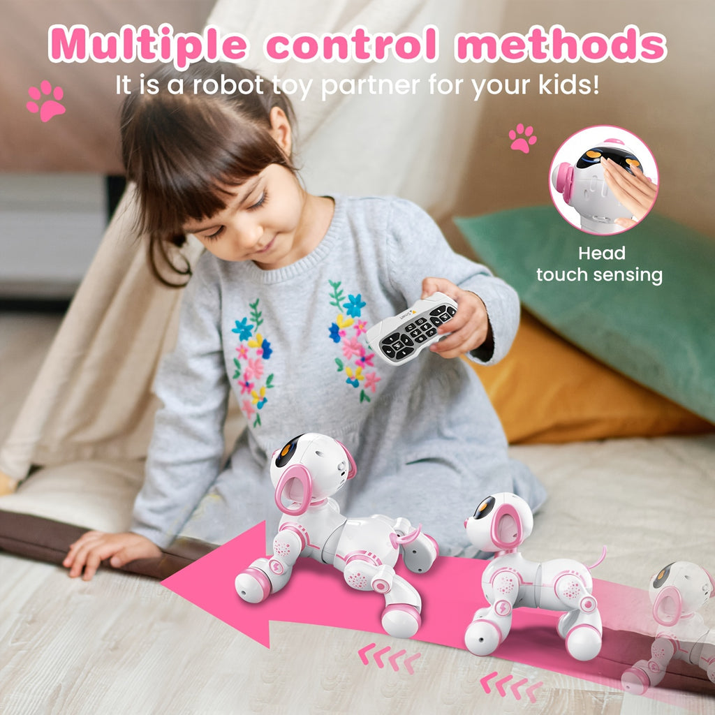 FUUY Robot Dog Toy for Kids, singing and dancing interactive companion pet Pet  toy dogs Gifts for boys and girls aged 3 4 5 6 years old