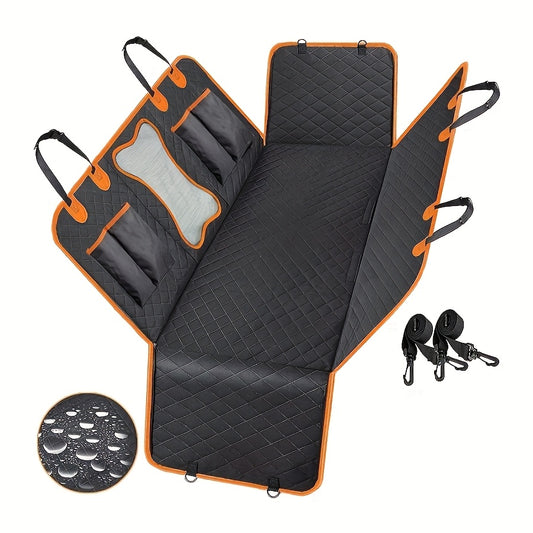 Dog Seat Cover, Waterproof Hammock, Durable And Soft Pet Backrest Cover, Suitable for Cars, Trucks, And SUVs, Travel With Pets, Snug Fit, Durable Cover, Heavyduty Material, Car Hammock, Dog Lovers, Suv Drivers