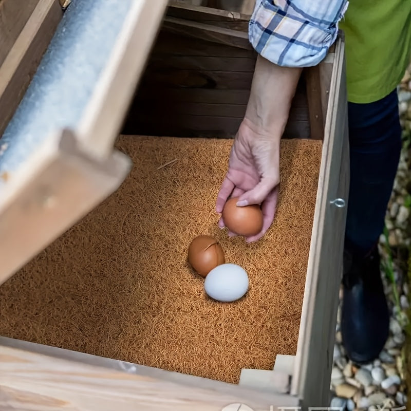 [7pcs]7pcs Of Reusable Coconut Palm Mats, Chicken Coop Nesting Mats, Moisture-proof And Heat-insulating, Perfect For Birds And Reptiles To Lay Eggs, Easy To Care For