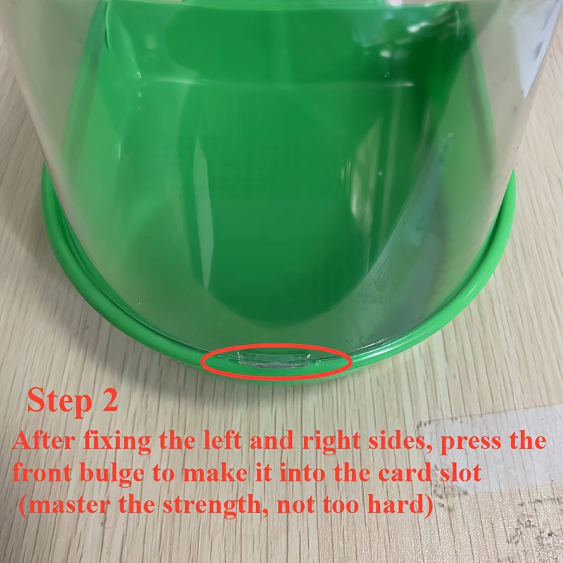 1pc Clear Bird Bath for Parakeets - ABS Resin Bird Cage Accessory - For Small Birds -  Keep Birds Clean & Happy - Perfect Gift for Bird Lovers
