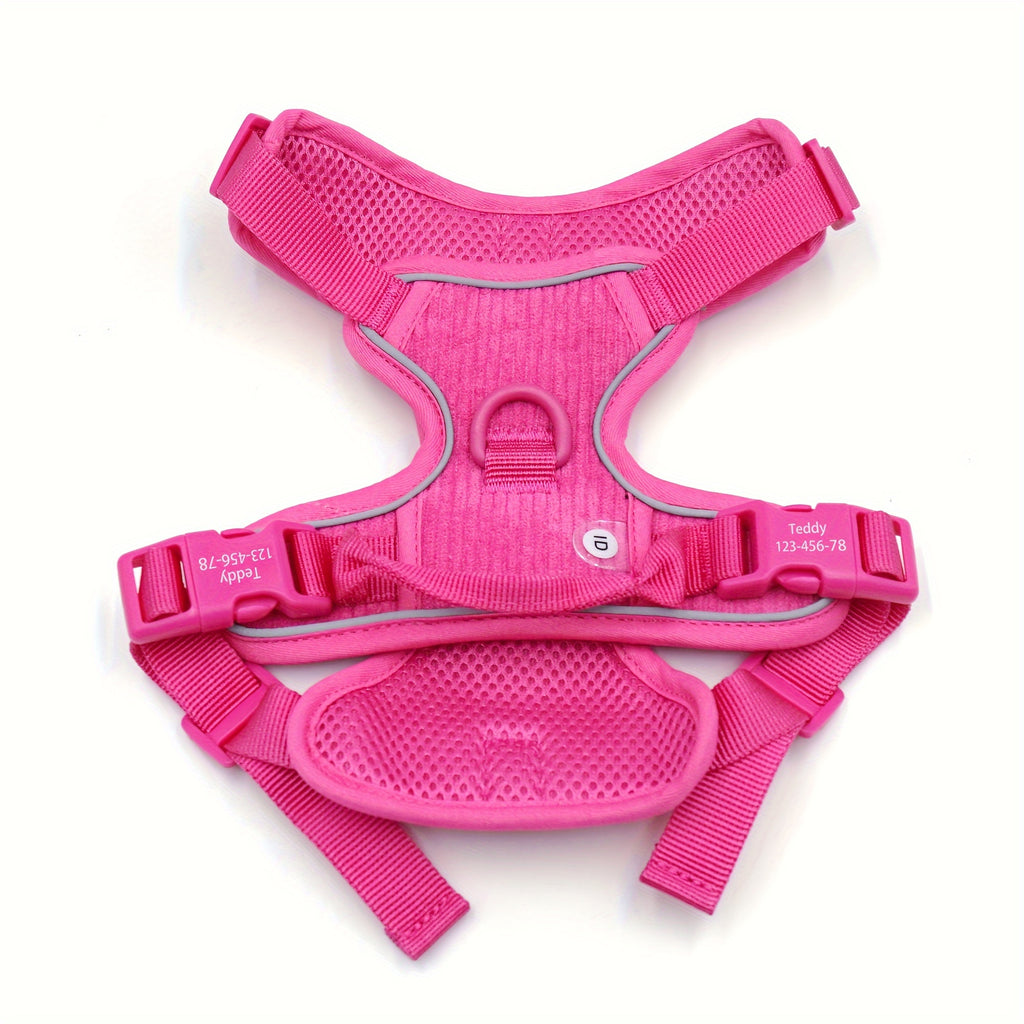 Fashionable And Cute Corduroy Pet Harness