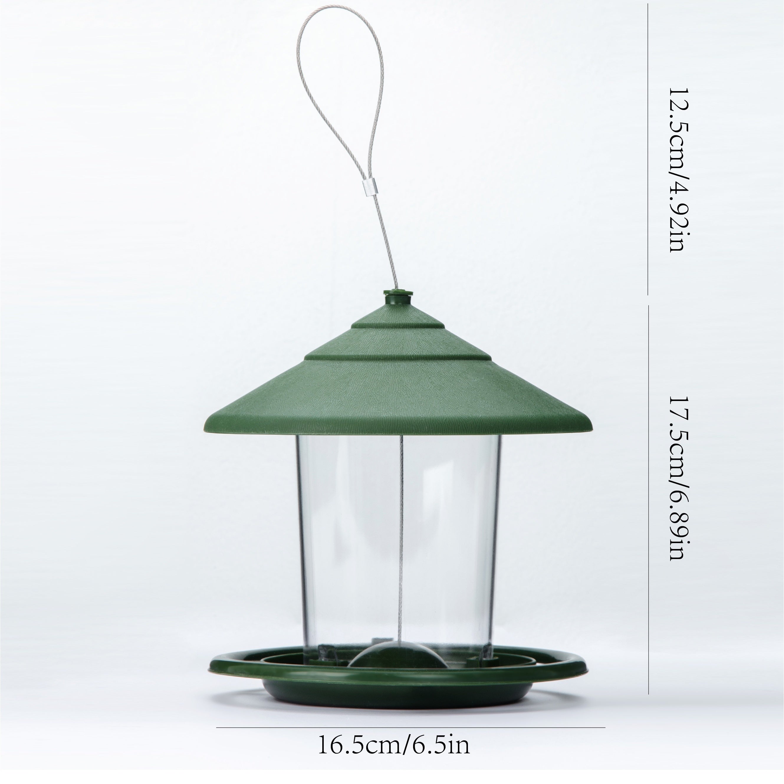 Outdoor Hanging Wild Bird Feeder for Garden and Yard Decoration - Attracts Various Bird Species with Easy-to-Fill Design - Durable Metal Construction - Suitable for Spring, Summer, Autumn, Winter - Perfect Gift for Bird Lover