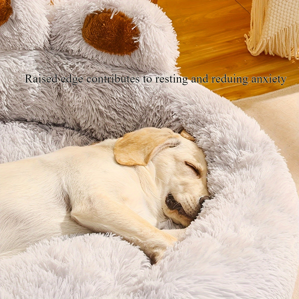 [Long-haired Pet Bed] Soft 60/70/90/110CM Long-haired Pet Bed - 1Pc Dog Beds for Small, Medium, Large Dogs - Warm Christmas Present