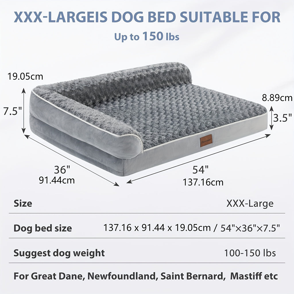 Orthopedic Dog Beds for Large Dogs, Extra Large Waterproof Dog Bed with Removable Washable Cover, Egg Crate Foam Pet Bed, XL Dog Crate Bed, dog beds large sized dog, large dog bed, large dog bed, dog beds for large dogs