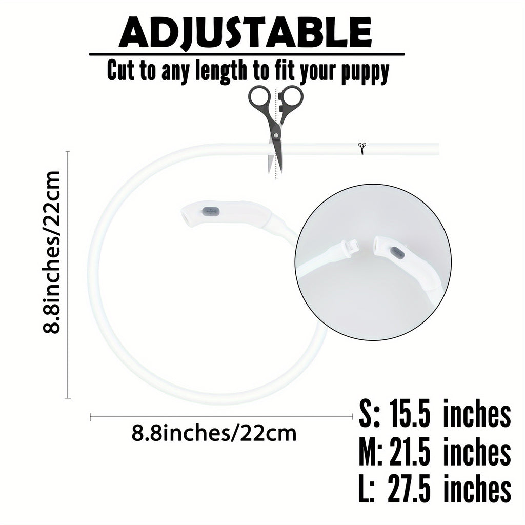 Adjustable RGB LED Glowing Pet Collar - USB Rechargeable, Multi-Mode Light-Up Necklace for Dogs & Cats, Ideal for Night Walking, Music Festivals & Concerts, Event Pet Collar|Vibrant LED Collar|USB Rechargeable Collar