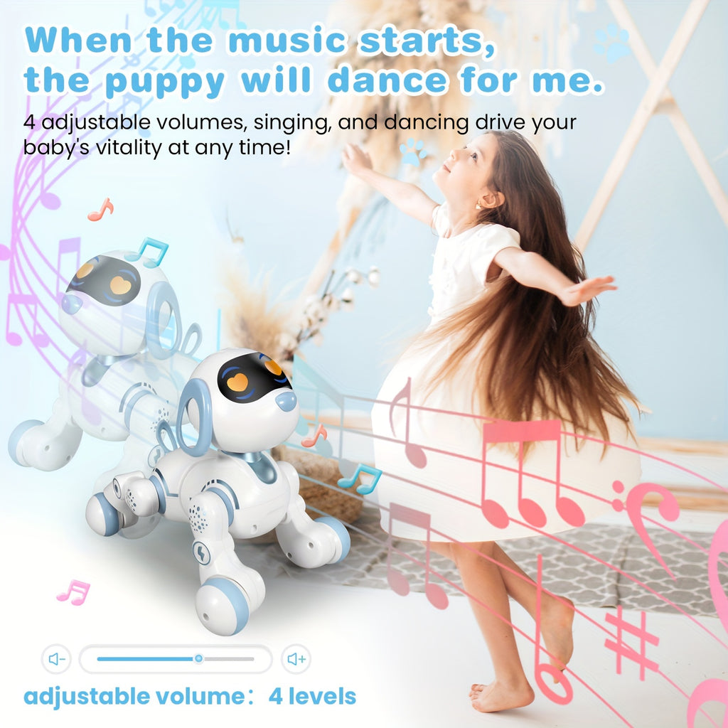 FUUY Robot Dog Toy for Kids, singing and dancing interactive companion pet Pet  toy dogs Gifts for boys and girls aged 3 4 5 6 years old