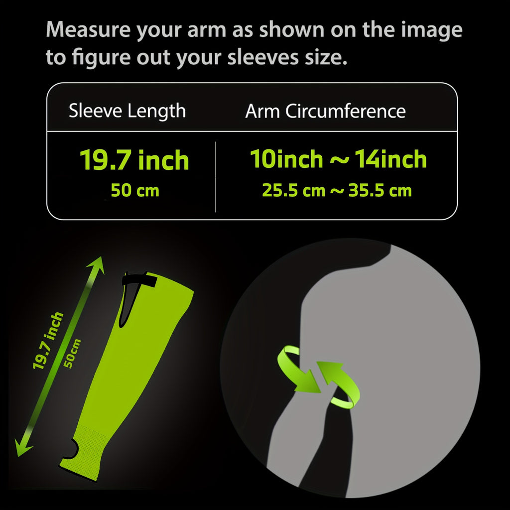 [1 Pair Cut-Resistant Arm Sleeves] 1 Pair JOISIV Cut-Resistant Arm Sleeves, Polyester, Ambidextrous, Machine Washable, with Tumb Button & Adjustable Closure, for Gardening, Kitchen, Pet Grooming, Phthalate & Latex Free