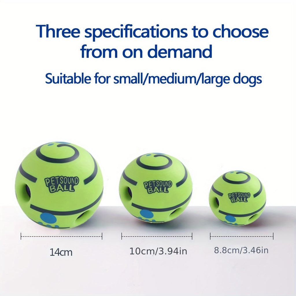 Durable Squeaky Dog Chew Toy Ball