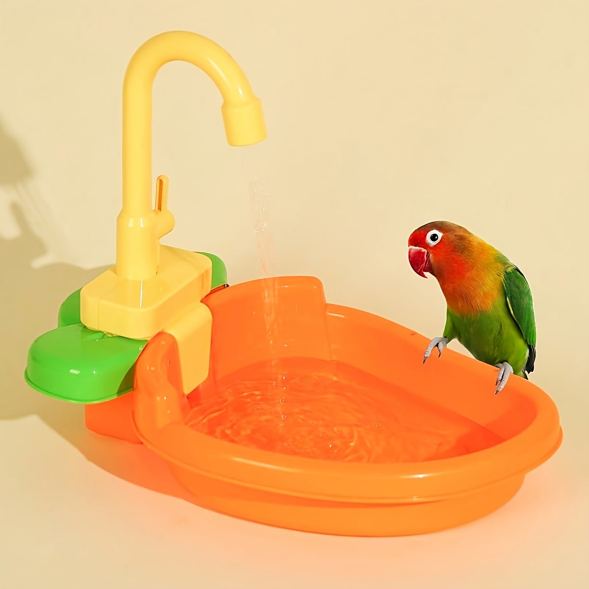 1pc Parrot Fun Bathing Tub, Bird Toy