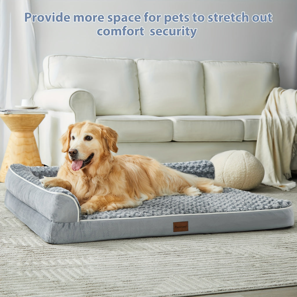 Orthopedic Dog Beds for Large Dogs, Extra Large Waterproof Dog Bed with Removable Washable Cover, Egg Crate Foam Pet Bed, XL Dog Crate Bed, dog beds large sized dog, large dog bed, large dog bed, dog beds for large dogs