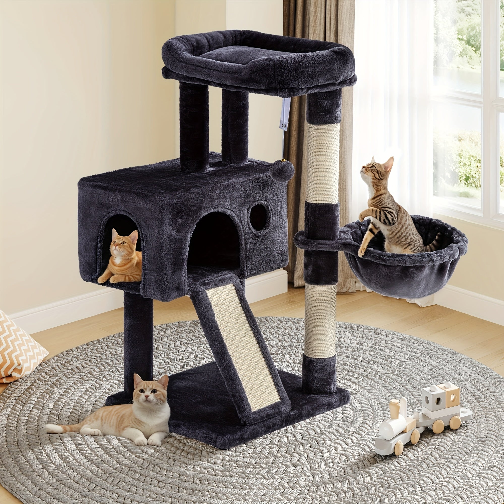 Multi-Level Cat Tree Tower for Indoor Cats