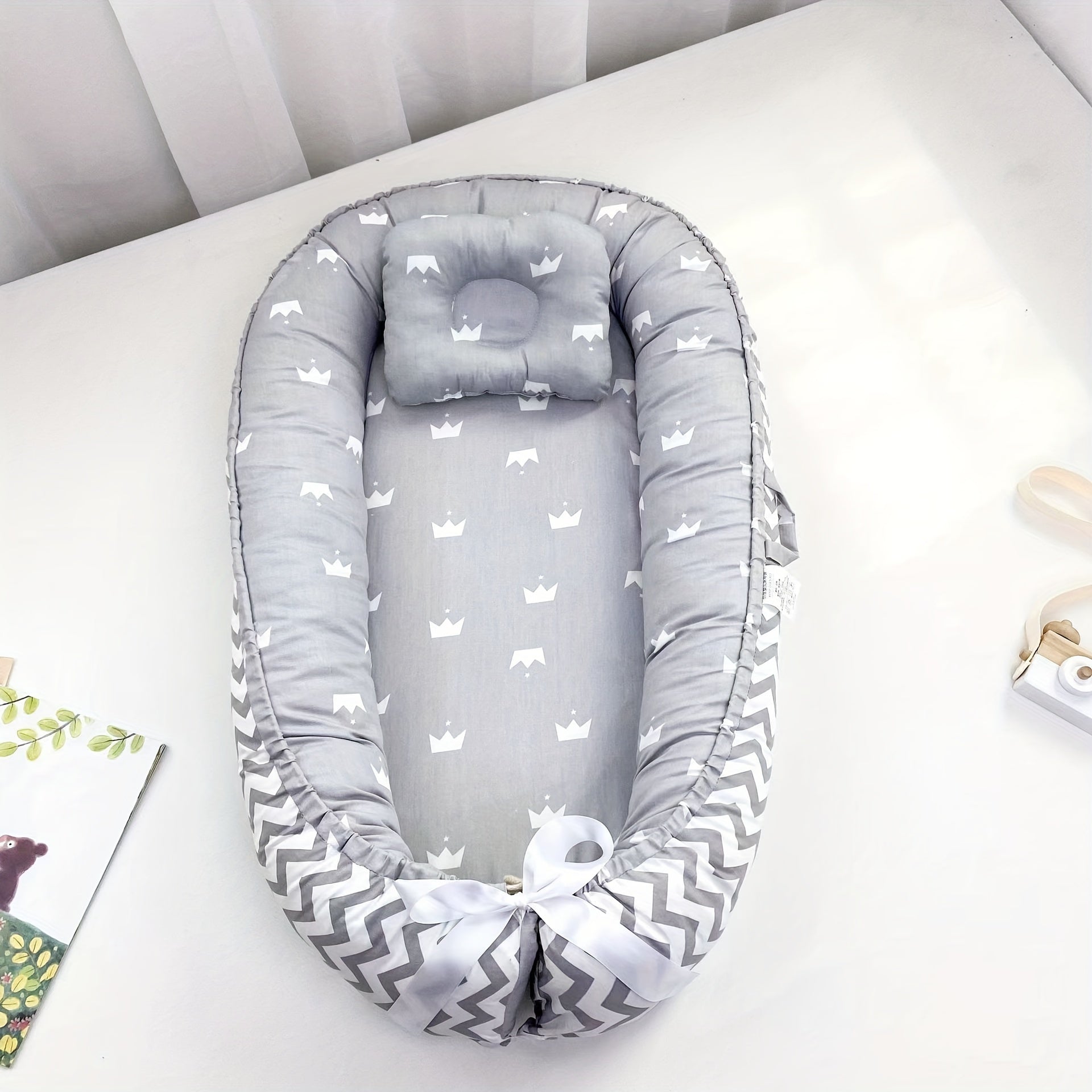 Comfort Expression Dog Beds for, Dog Bed with Bolster, Washable Dog Bed Sofa Pet Bed