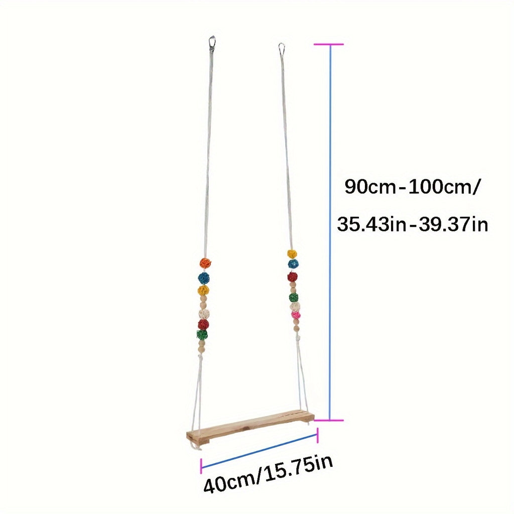 1pc Colorful Chicken Xylophone Toy Hanging Gnawing String Bird Cage Toy For Pet Bird Parrot Chicken For Playing