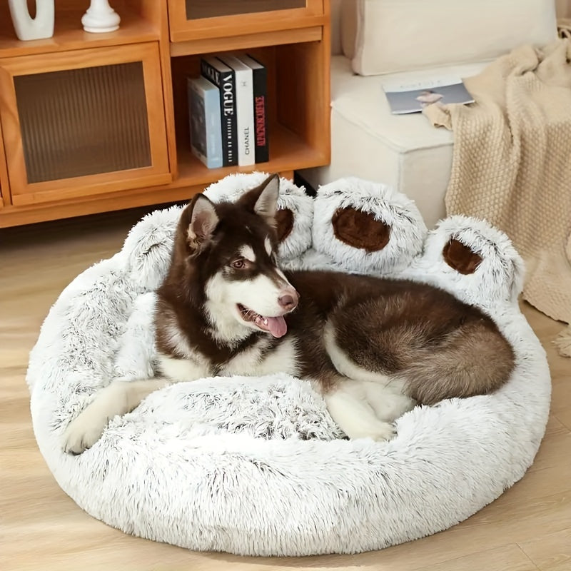 [Long-haired Pet Bed] Soft 60/70/90/110CM Long-haired Pet Bed - 1Pc Dog Beds for Small, Medium, Large Dogs - Warm Christmas Present