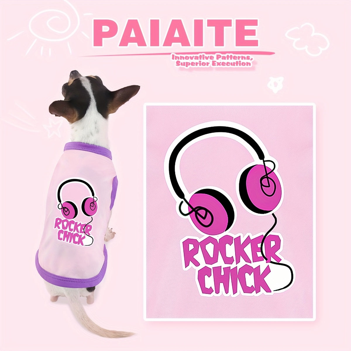 8pcs Dog Shirts for Small & Medium Dogs