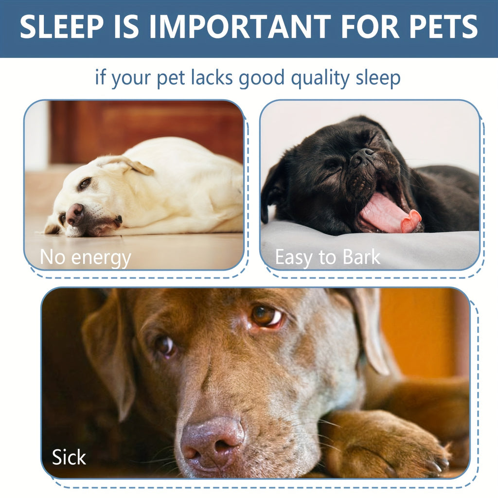 Long Plush Dog Bed For Autumn Winter, Deep Sleeping Pet Bed Mat For Small Medium Large Dogs, Donut Beds Mat For Cats Christmas Gift